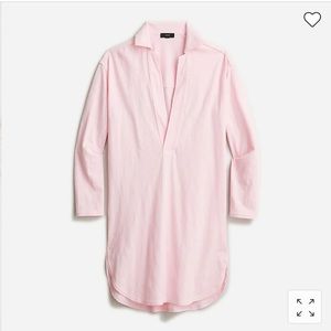 NWT J.Crew V-Neck Slub Cotton Tunic Dress BH543 ~ Fresh Bouquet (Pink) ~ Sz XXS